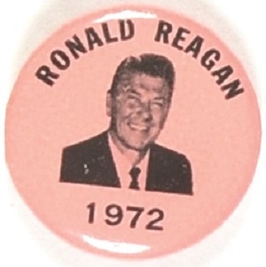 Reagan 1972 Pink Celluloid