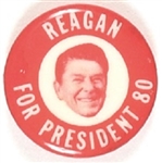 Reagan for President 1980 Red Celluloid