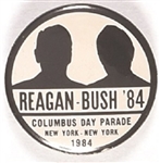 Reagan, Bush Columbus Day Parade Shadow Images
