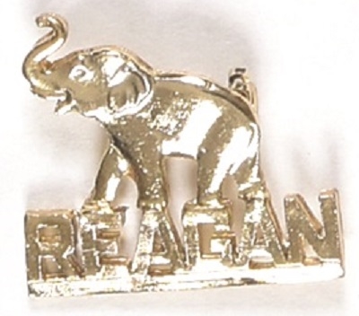 Reagan Elephant Pin