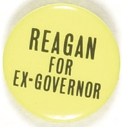 Reagan for Ex-Governor