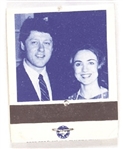 Bill, Hillary Clinton Arkansas Matchbook