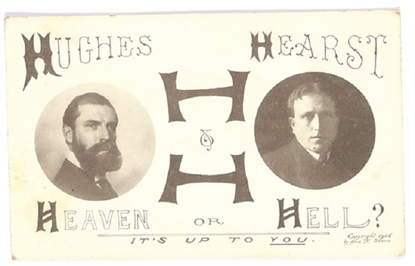 Hughes Heaven or Hell Postcard