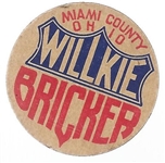 Willkie, Bricker Milk Bottle Cap
