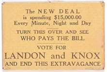Landon Anti New Deal Mirror
