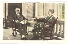 President and Mrs. Harding Postcard