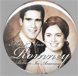 Mitt and Ann Romney Believe in America