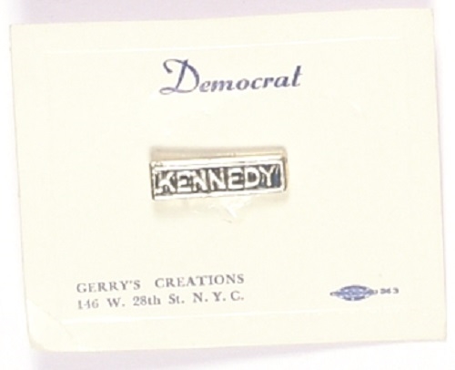 Kennedy Lapel Pin with Original Card