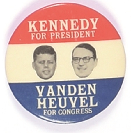 JFK, Vanden Heuvel for Congress New York Coattail