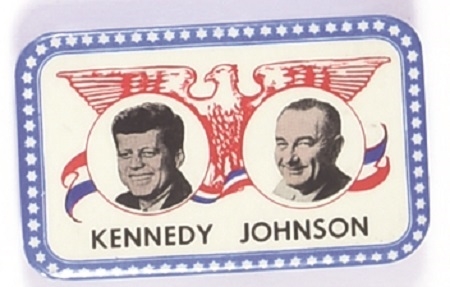 Kennedy, Johnson Fargo Rubber Stamp Jugate