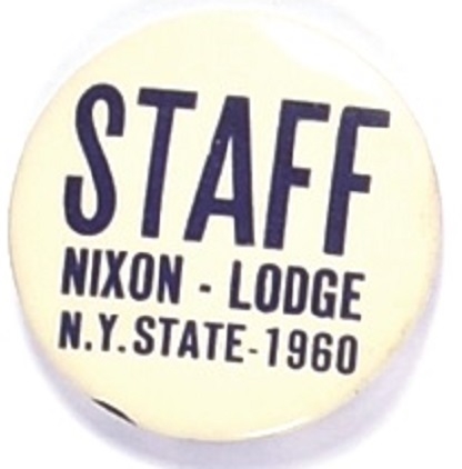 Nixon, Lodge New York Staff