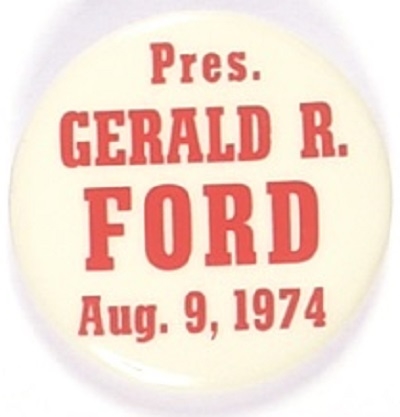 President Ford Aug. 9, 1974