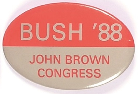 Bush, Brown Ohio Oval Coattail