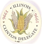 Clinton Illinois Delegate Ear of Corn Celluloid