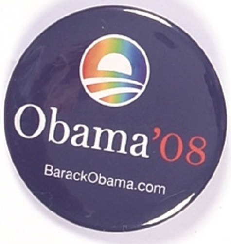 Obama 08 Logo Pin