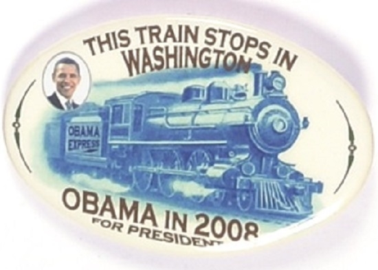 Obama This Train Stops in Washington