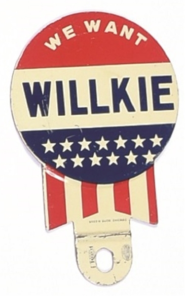 We Want Willkie License