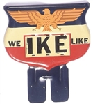We Like Ike Eagle License Attachment