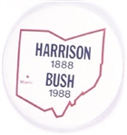Harrison 1888, Bush 1988 Miami University