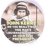 Anti Kerry Pin Picturing Dukakis and the Tank