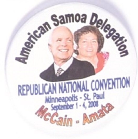 McCain American Samoa Delegation