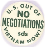 SDS No Negotiations