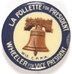 LaFollette Liberty Bell Celluloid