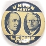 Lemke, OBrien Union Party Jugate