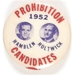 Hamblen, Holtwick Prohibition Party