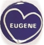 Eugene McCarthy Blue Heart Celluloid