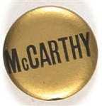 McCarthy Black and Gold Celluloid