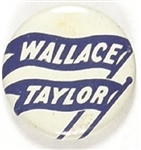 Wallace, Taylor Blue Flags Progressive Party Litho