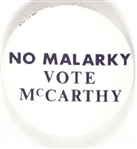 No Malarky Vote McCarthy Blue Letters