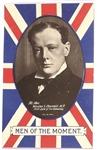 Winston Churchill Men of the Moment Postcard