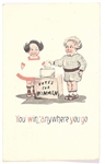 Suffrage You Win Anywhere You Go Postcard