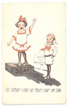 Suffrage "Id Rather Kiss Her than Hear Her Talk" Postcard