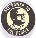 Malcolm X All Power to the People