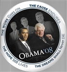 Obama-Ted Kennedy 9 Inch Celluloid