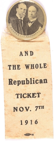 Hughes, Fairbanks Whole Republican Ticket