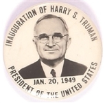 Truman Scarce Inaugural Celluloid