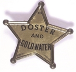 Doster and Goldwater Sheriffs Badge