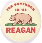 Reagan for Governor California Bear