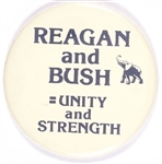 Reagan and Bush = Unity and Strength Mirror