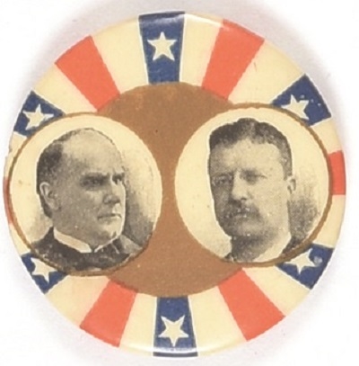 McKinley, Roosevelt Scarce Stars Jugate