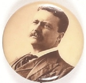 Theodore Roosevelt Head and Shoulders Celluloid