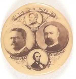 Theodore Roosevelt Old Boys Celluloid