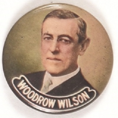 Woodrow Wilson  Multicolor Celluloid