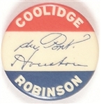 Coolidge Delaware Coattail Pinback