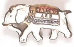 Harding Enamel Elephant Pin