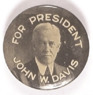 Davis for President Scarce Celluloid